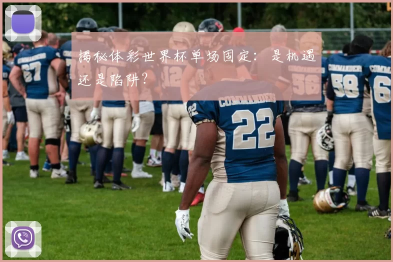 揭秘体彩世界杯单场固定：是机遇还是陷阱？
