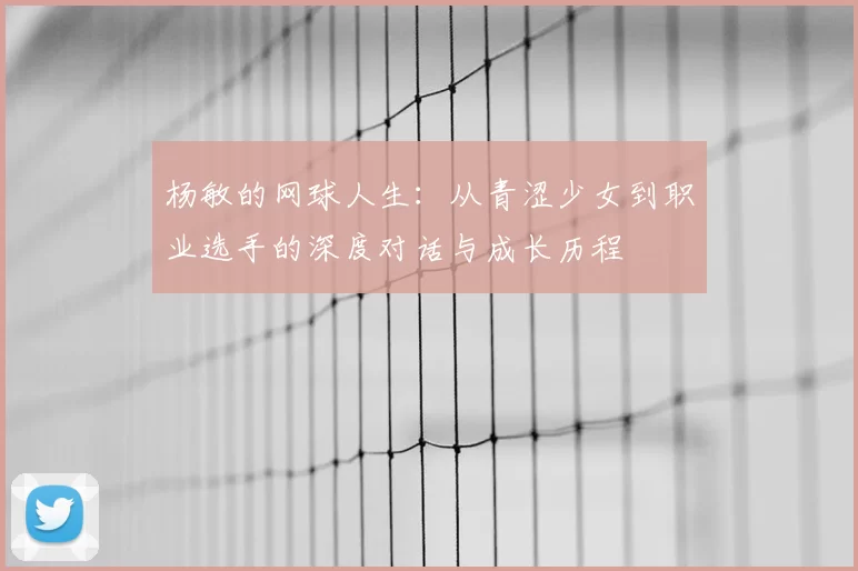 杨敏的网球人生：从青涩少女到职业选手的深度对话与成长历程