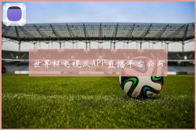 世界杯电视及APP直播平台公布