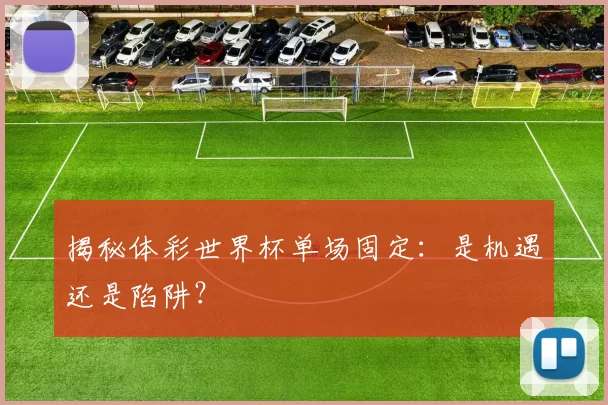 揭秘体彩世界杯单场固定:是机遇还是陷阱?